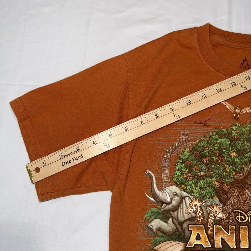 2000s Disney ANIMAL KINGDOM Logo T Shirt Size: S - Picture 6 of 9